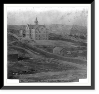 Historic Framed Print, Protestant Orphan Asylum, San Francisco,  17-7/8" x 21-7/8"