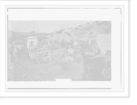 Historic Framed Print, Cannon made by rebels now in use near Juarez,  17-7/8" x 21-7/8"