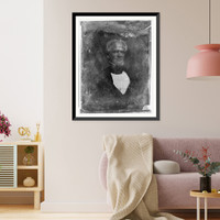 Historic Framed Print, [Horace Mann, head-and-shoulders portrait, three-quarters to right] - 2,  17-7/8" x 21-7/8"