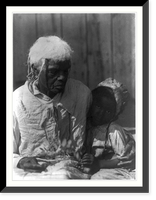 White haired negress with child, Antique Poster