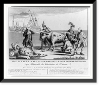 Historic Framed Print, A picturesque view of the state of the nation for February 1778 - 2,  17-7/8" x 21-7/8"