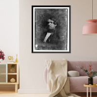 Historic Framed Print, [William L. Dayton, half-length portrait, three-quarters to the left],  17-7/8" x 21-7/8"