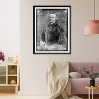 Historic Framed Print, [Cardinal John McCloskey, head-and-shoulders portrait, three-quarters to the left],  17-7/8" x 21-7/8"