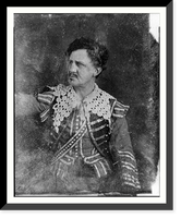 Historic Framed Print, [Junius Booth, half-length portrait, three-quarters to the left, in theatrical costume],  17-7/8" x 21-7/8"