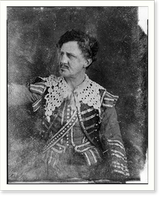 Historic Framed Print, [Junius Booth, half-length portrait, three-quarters to the left, in theatrical costume],  17-7/8" x 21-7/8"