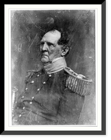 Historic Framed Print, [Winfield Scott, head-and-shoulders portrait, three-quarters to the left, in military uniform] - 2,  17-7/8" x 21-7/8"