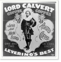 Lord Calvert Coffee, Levering's Best, Vintage Wall Art
