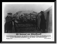 Historic Framed Print, Mit Rommel am Atlantikwall,  17-7/8" x 21-7/8"