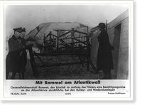 Historic Framed Print, Mit Rommel am Atlantikwall,  17-7/8" x 21-7/8"