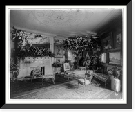 Historic Framed Print, [Whittemore House, Washington, D.C. - interior of parlor, showing decorations],  17-7/8" x 21-7/8"