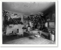 Historic Framed Print, [Whittemore House, Washington, D.C. - interior of parlor, showing decorations],  17-7/8" x 21-7/8"
