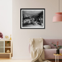 Historic Framed Print, [Whittemore House, Washington, D.C. - interior of parlor, showing decorations],  17-7/8" x 21-7/8"