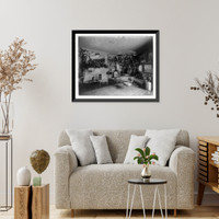 Historic Framed Print, [Whittemore House, Washington, D.C. - interior of parlor, showing decorations],  17-7/8" x 21-7/8"