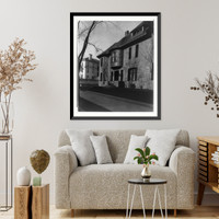 Historic Framed Print, [Whittemore House, Washington, D.C. - exterior showing main entrance],  17-7/8" x 21-7/8"