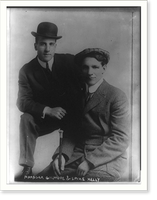 Historic Framed Print, Gilmore, (manager) and Kelly Spike,  17-7/8" x 21-7/8"