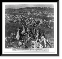 Worked-out Placer Mines. Springfield - Near Columbia - Tuolumne County, Vintage Wall Art