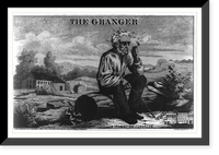 Historic Framed Print, The granger - in training for Congress.,  17-7/8" x 21-7/8"