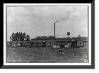 Historic Framed Print, Housing conditions at Roanoke (Va.) Cotton Mills are not very good. Houses run down and not well kept. Location: Roanoke, Virginia.,  17-7/8" x 21-7/8"