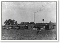 Historic Framed Print, Housing conditions at Roanoke (Va.) Cotton Mills are not very good. Houses run down and not well kept. Location: Roanoke, Virginia.,  17-7/8" x 21-7/8"