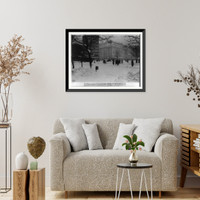Washington, D.C., 15th St. & Pennsylvania Ave. after a heavy snowfall, Antique Wall Art