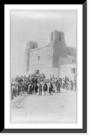 Feast day at San Estevan del Rey Mission, Acoma Pueblo, New Mexico Classic, Antique Poster