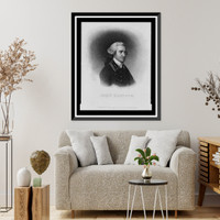 Historic Framed Print, John Hancock - 2,  17-7/8" x 21-7/8"