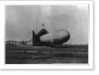 Airship Viktoria Luise" and hangar at Oos, Germany, Sept. 11, 1914", Historic Reproduction