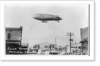 Historic Framed Print, First Army dirigible to cross continent 1922,  17-7/8" x 21-7/8"