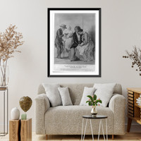 Historic Framed Print, George & Eliza, in the friends settlement,  17-7/8" x 21-7/8"