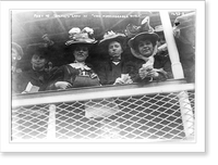 Part of BALTIC's boatload of 1000 marriageable girls. 1907 Classic, Vintage Poster