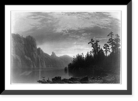 Sunset (California scenery).AB '64 ; chromolith. & published by L. Prang & Co, Antique Poster