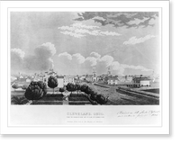 Cleveland, Ohio. From the corner of Bank and St Clair Sts looking east, Historic Print