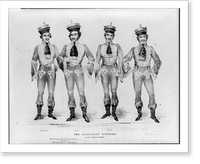 The Hungarian singers in their national costume Classic, Vintage Poster