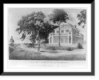 Sedgley, the seat of Mr. Wm. Crammond, Pennsylv'a.drawn, engraved & published by W. Birch, Springland near Bristol, Pennsylvania, Vintage Print