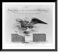 The capitol at Washington.designed and published by W. Birch, enamel painter, Springland near Bristol, Pennsylv'a, Vintage Poster
