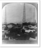 Great Government Wireless and Coal Loading Station, Key West, Fla. Classic, Vintage Poster