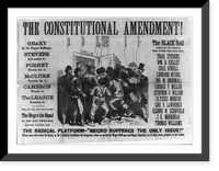 Historic Framed Print, The constitutional amendment!,  17-7/8" x 21-7/8"