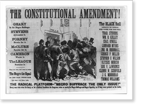 Historic Framed Print, The constitutional amendment!,  17-7/8" x 21-7/8"