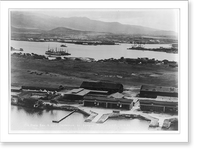 View of Pearl Harbor, Oahu, Hawaii, Nov. 6, 1923 Classic, Vintage Poster