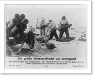 Die grosse Winterschlacht vor Leningrad Classic, Historic Print