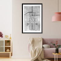 United States Capitol grounds, Washington, D.C. Site plan, botanic garden, city canal, Vintage Print