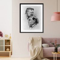 Theodore Roosevelt and William Jennings Bryan, Vintage Print