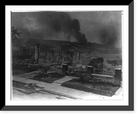 Smoldering ruins of African American's homes following race riots in Tulsa, Okla., in 1921 Classic, Antique Print