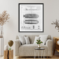 Stowage of the British slave ship Brookes under the regulated slave trade act of 1788, Antique Print