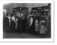 Historic Framed Print, [Washington, D.C. school children on field trip - at the Smithsonian],  17-7/8" x 21-7/8"