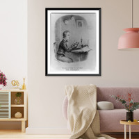 Sketches of college life by J.N. Mead. The freshman, Vintage Wall Art