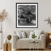 The Apostle's Spring on the road between Jerusalem and Jericho, Palestine, Antique Wall Art