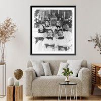 NAACP Christmas card showing integrated children's choir Classic, Antique Print