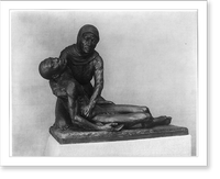 Sculpture entitled, Mother & Son", by Richmond Barth&eacute;" Classic, Antique Wall Art