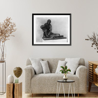 Sculpture entitled, Mother & Son", by Richmond Barth&eacute;" Classic, Antique Wall Art